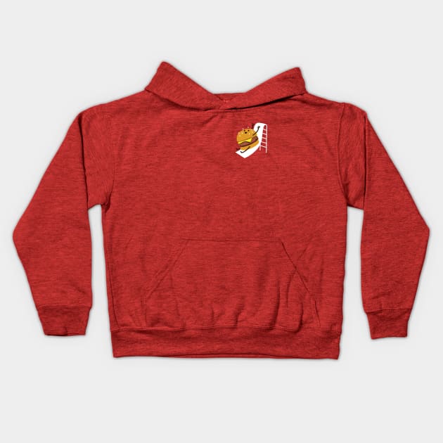 Slider Burger Kids Hoodie by ivejustquitsmoking